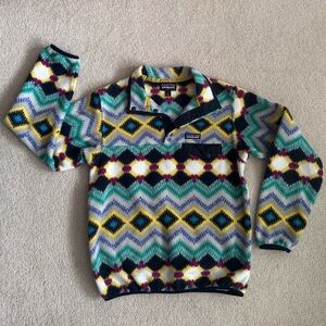 Patagonia Synchilla Snap-T Fleece Pullover - Women - Multicolor & Geometric